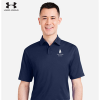 Load image into Gallery viewer, The Citadel Alumni, Under Armour Recycled Polo - Navy Blue
