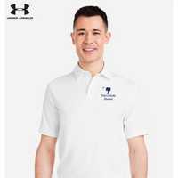 Load image into Gallery viewer, The Citadel, Alumni, BRP Palm Tree, Under Armour Recycled Polo - White
