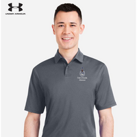 Load image into Gallery viewer, The Citadel Alumni, Spike,  Under Armour Recycled Polo - Grey
