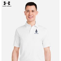 Load image into Gallery viewer, The Citadel Alumni, Spike, Under Armour Recycled Polo - White
