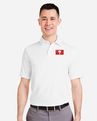 Load image into Gallery viewer, The Citadel, BRP Flag, Under Armour Recycled Polo - White
