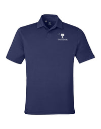 Load image into Gallery viewer, The Citadel, BRP Palm Tree, Under Armour Recycled Polo - Navy Blue
