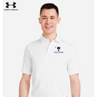 Load image into Gallery viewer, The Citadel, BRP Palm Tree, Under Armour Recycled Polo - White
