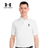 Load image into Gallery viewer, The Citadel Alumni, Spike the Golfer, Under Armour Recycled Polo - White
