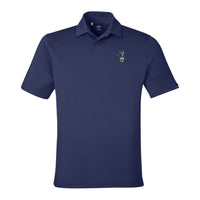 Load image into Gallery viewer, The Citadel Alumni, Spike the Golfer, Under Armour Recycled Polo - navy
