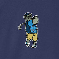 Load image into Gallery viewer, The Citadel Alumni, Spike the Golfer, Under Armour Recycled Polo - navy
