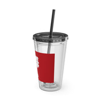 Load image into Gallery viewer, The Citadel, Big Red Flag, Sunsplash Tumbler with Straw, 16oz
