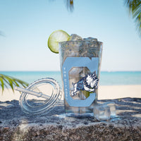 Load image into Gallery viewer, The Citadel, Vintage Jumping Bulldog, Sunsplash Tumbler with Straw, 16oz
