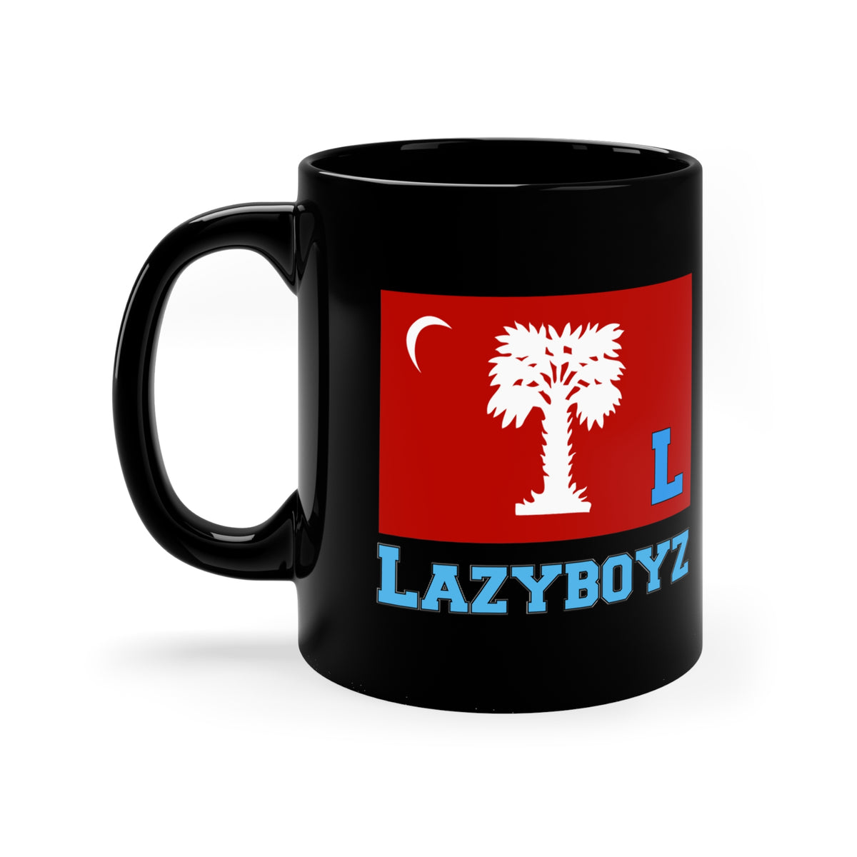 Lima Company Lazyboyz with Big Red Black Coffee Mug, 11oz