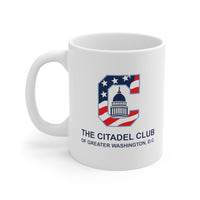 Load image into Gallery viewer, The Citadel, Alumni Club, Greater Washington DC Logo Ceramic Mug 11oz
