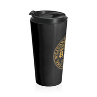 Load image into Gallery viewer, The Citadel, Class of Your Year, Customized Ring Bezel Design, Stainless Steel Travel Mug
