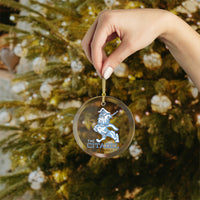 Load image into Gallery viewer, The Citadel Vintage Marching Bulldog, Glass Ornament
