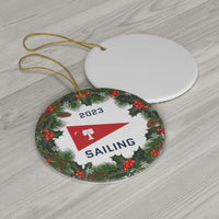 Load image into Gallery viewer, The Citadel Club, Burgee, Ceramic Ornament
