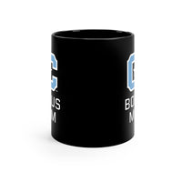 Load image into Gallery viewer, The Citadel Block C Logo, Sports Bonus Mom, Black Mug, 11oz
