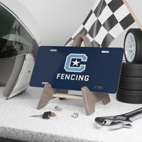 Load image into Gallery viewer, The Citadel, Sports Club, Fencing Vanity Plate
