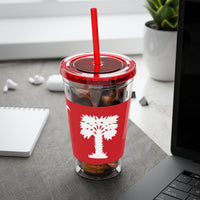 Load image into Gallery viewer, The Citadel, Big Red Flag, Sunsplash Tumbler with Straw, 16oz
