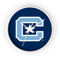 Load image into Gallery viewer, The Citadel, Carolina Blue C Star, Wall Clock
