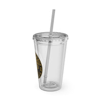Load image into Gallery viewer, The Citadel, Ring Bezel, (Customized with your year), Sunsplash Tumbler with Straw, 16oz
