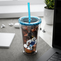 Load image into Gallery viewer, The Citadel, Running Spike, Sunsplash Tumbler with Straw, 16oz
