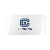Load image into Gallery viewer, The Citadel, Sports Club, Fencing Vanity Plate
