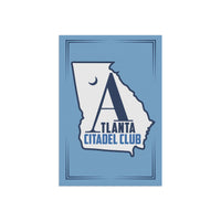 Load image into Gallery viewer, The Citadel, Atlanta Citadel Club, Alumni, Carolina Blue Garden Banner
