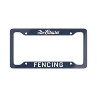 Load image into Gallery viewer, The Citadel, Word Mark, Club Sports, Fencing License Plate Frame
