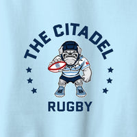 Load image into Gallery viewer, The Citadel, Club Sports - Rugby, Comfort Colors ® Ring Spun Crewneck Sweatshirt - Carolina blue
