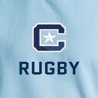 Load image into Gallery viewer, The Citadel Block C, Club Sports - Rugby, Embroidered Unisex Comfort Colors ® Ring Spun Crewneck Sweatshirt - Chambray
