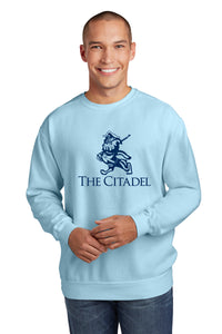 Load image into Gallery viewer, The Citadel,  Marching Bulldog, Unisex Comfort Colors ® Ring Spun Crewneck Sweatshirt

