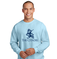 Load image into Gallery viewer, The Citadel,  Marching Bulldog, Unisex Comfort Colors ® Ring Spun Crewneck Sweatshirt

