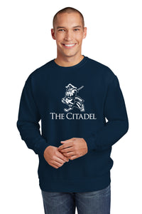 Load image into Gallery viewer, The Citadel,  Marching Bulldog, Unisex Comfort Colors ® Ring Spun Crewneck Sweatshirt

