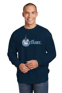 Load image into Gallery viewer, The Citadel Spike, Comfort Colors ® Ring Spun Crewneck Sweatshirt- Navy
