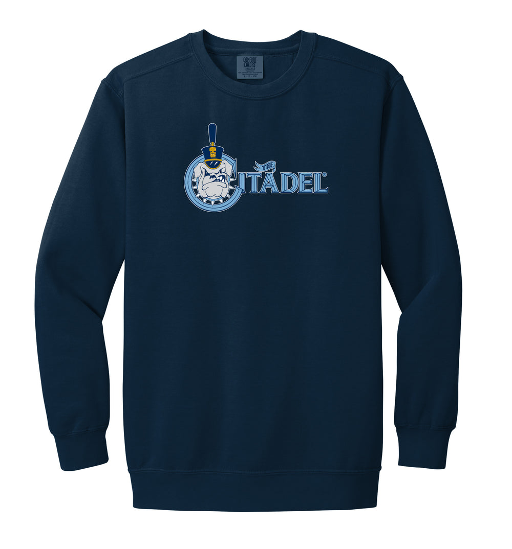 The Citadel Spike, Comfort Colors ® Ring Spun Crewneck Sweatshirt- Navy
