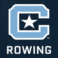 Load image into Gallery viewer, The Citadel Block C, Club Sports, Rowing, Unisex, Navy, Comfort Colors ® Ring Spun Crewneck Sweatshirt

