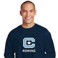 Load image into Gallery viewer, The Citadel Block C, Club Sports, Rowing, Unisex, Navy, Comfort Colors ® Ring Spun Crewneck Sweatshirt
