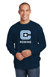 Load image into Gallery viewer, The Citadel Block C, Club Sports, Rowing, Unisex, Navy, Comfort Colors ® Ring Spun Crewneck Sweatshirt
