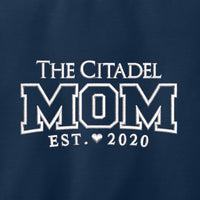 Load image into Gallery viewer, The Citadel Mom, Customizable (Cadet Year) Embroidered, Comfort Colors ® Ring Spun Crewneck Sweatshirt
