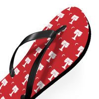 Load image into Gallery viewer, The Citadel, Big Red pattern, Flip Flops
