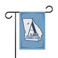 Load image into Gallery viewer, The Citadel, Atlanta Citadel Club, Alumni, Carolina Blue Garden Banner
