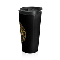 Load image into Gallery viewer, The Citadel, Class of Your Year, Customized Ring Bezel Design, Stainless Steel Travel Mug

