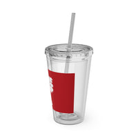 Load image into Gallery viewer, The Citadel, Big Red Flag, Sunsplash Tumbler with Straw, 16oz
