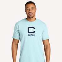 Load image into Gallery viewer, The Citadel C, Club Sports - Rugby,  Comfort Colors ® Heavyweight Ring Spun Tee Shirt - Light Blue

