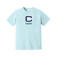 Load image into Gallery viewer, The Citadel C, Club Sports - Rugby,  Comfort Colors ® Heavyweight Ring Spun Tee Shirt - Light Blue
