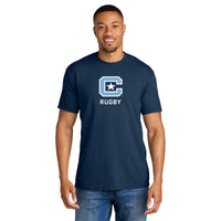 Load image into Gallery viewer, The Citadel C, Club Sports - Rugby,  Comfort Colors ® Heavyweight Ring Spun Tee Shirt - Navy
