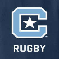 Load image into Gallery viewer, The Citadel C, Club Sports - Rugby,  Comfort Colors ® Heavyweight Ring Spun Tee Shirt - Navy
