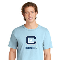 Load image into Gallery viewer, The Citadel C, Club Sports - Hurling,  Comfort Colors ® Heavyweight Ring Spun Tee-Chambray
