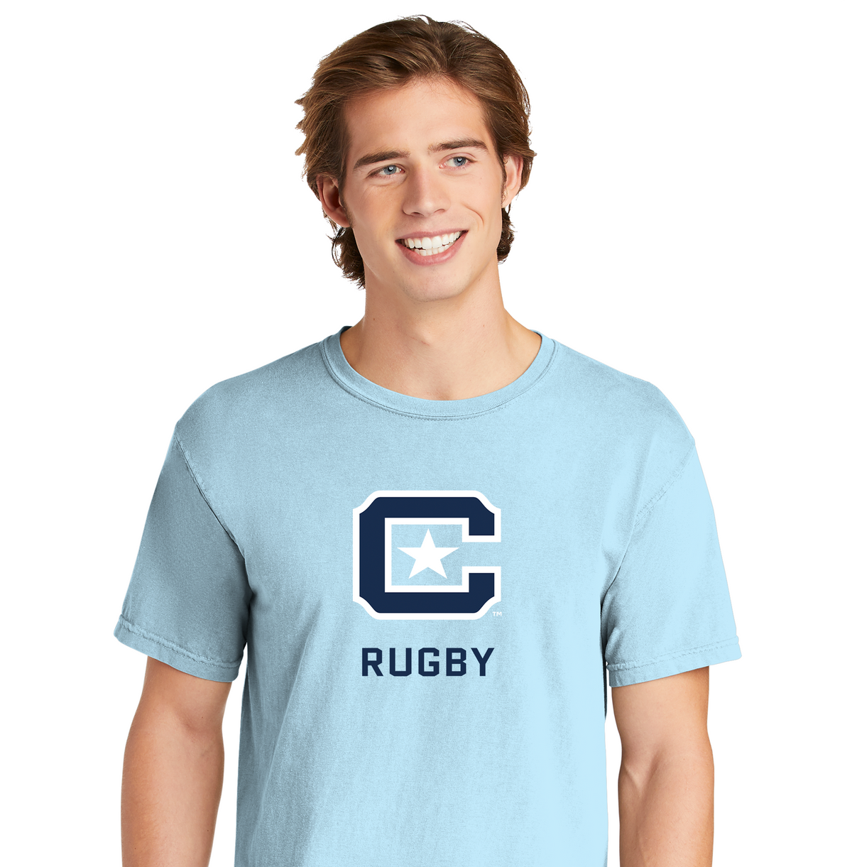 The Citadel C, Club Sports - Rugby,  Comfort Colors ® Heavyweight Ring Spun Tee
