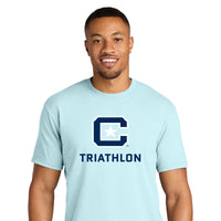 Load image into Gallery viewer, The Citadel C, Club Sports - Triathlon, Comfort Colors ® Heavyweight Ring Spun Tee - Chambray
