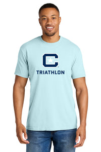 Load image into Gallery viewer, The Citadel C, Club Sports - Triathlon, Comfort Colors ® Heavyweight Ring Spun Tee - Chambray
