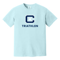 Load image into Gallery viewer, The Citadel C, Club Sports - Triathlon, Comfort Colors ® Heavyweight Ring Spun Tee - Chambray

